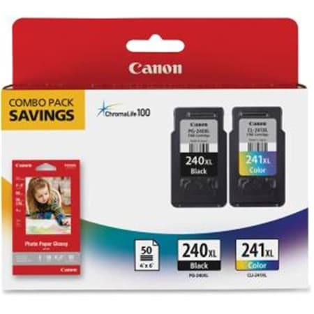 Canon Canon CNM240XCL241XL 4 x 6 in. Original Ink Cartridge Paper Kit - Inkjet CNM240XCL241XL